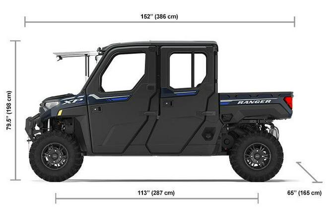 2023 Polaris Industries RANGER CREW XP 1000 NorthStar Edition Ultimate Azure Crystal Metallic - Ride Command Package