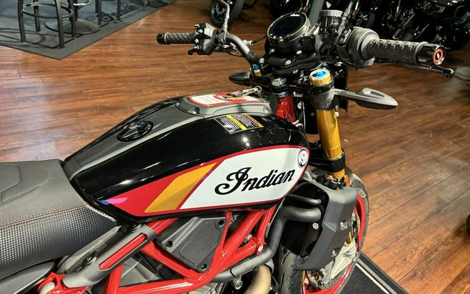 2024 Indian Motorcycle® FTR x RSD Super Hooligan Black Metallic with Super Hooligan Graphics