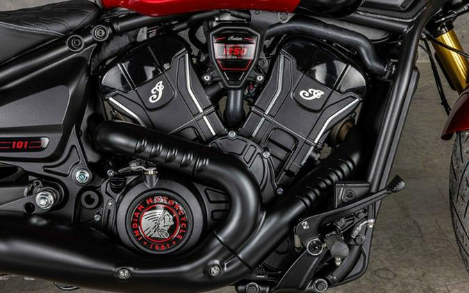 2026 Indian 101 Scout Sunset Red Metallic