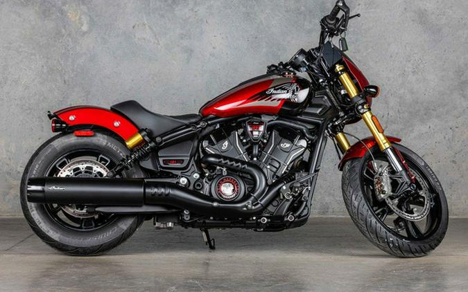 2026 Indian 101 Scout Sunset Red Metallic