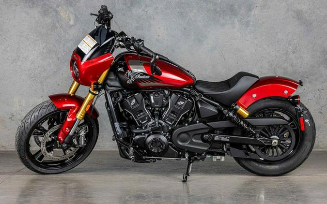 2026 Indian 101 Scout Sunset Red Metallic