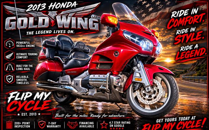 2013 HONDA GL1800 GOLDWING - F100728