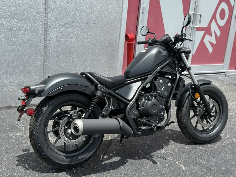 2025 Honda Rebel 500 Matte Black Metallic