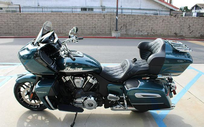 2026 Indian Motorcycle® Pursuit® Limited 112 w/PowerBand Audio Cascade Green with Black Metallic