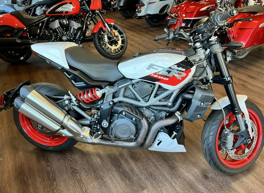 2023 Indian FTR Sport White Lightning/Indy Red Sport