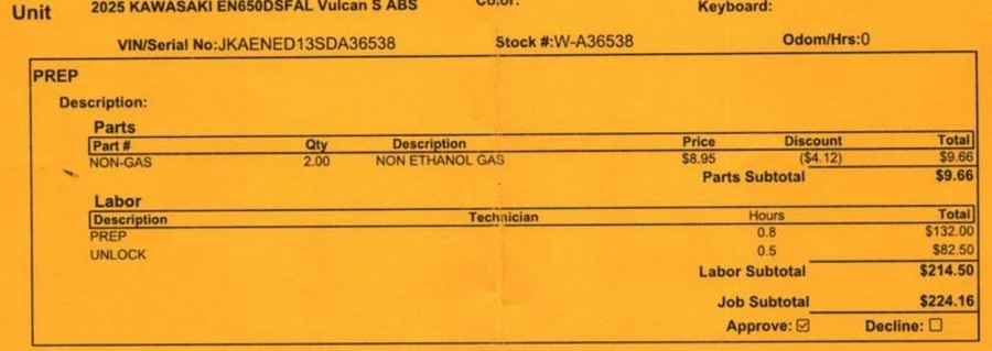 2025 Kawasaki Vulcan® S ABS