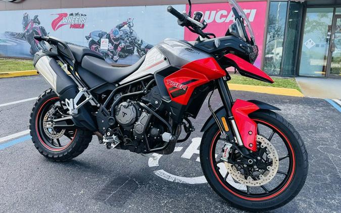 2021 Triumph Tiger 850 Sport Graphite Diablo Red