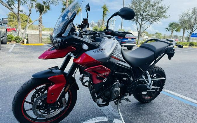2021 Triumph Tiger 850 Sport Graphite Diablo Red