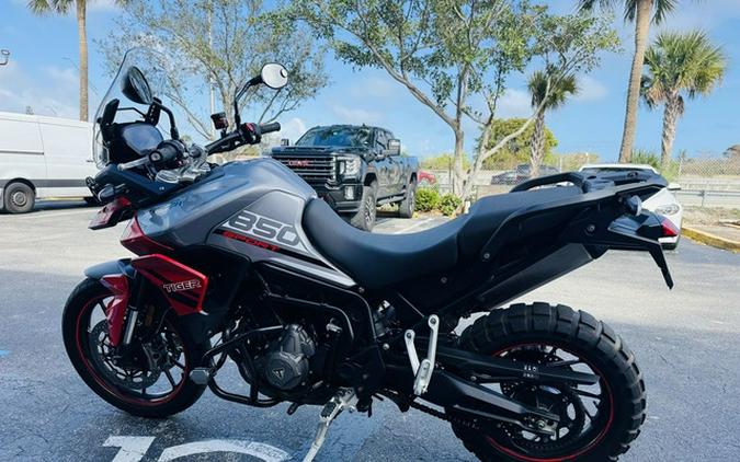 2021 Triumph Tiger 850 Sport Graphite Diablo Red