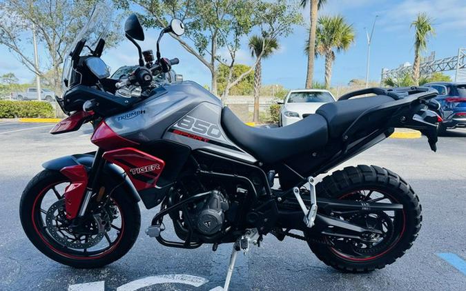 2021 Triumph Tiger 850 Sport Graphite Diablo Red