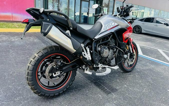 2021 Triumph Tiger 850 Sport Graphite Diablo Red