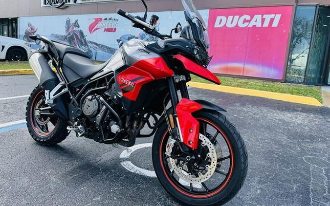 2021 Triumph Tiger 850 Sport Graphite Diablo Red