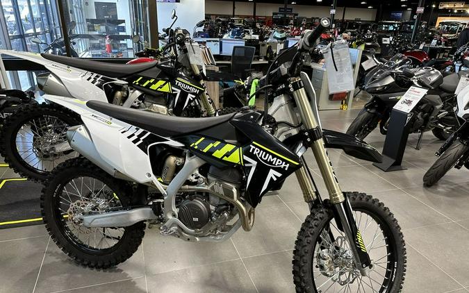 2024 Triumph TF 250-X Racing/Yellow/Black/White