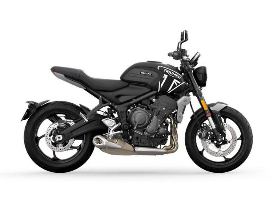 2021 Triumph Trident 660 Matt Jet Black And Silver Ice