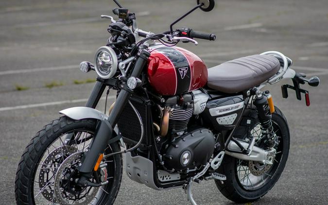 2023 Triumph Scrambler 1200 XC Carnival Red Jet Black