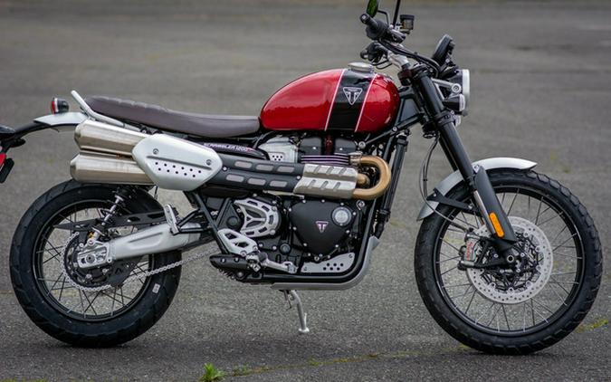 2023 Triumph Scrambler 1200 XC Carnival Red Jet Black