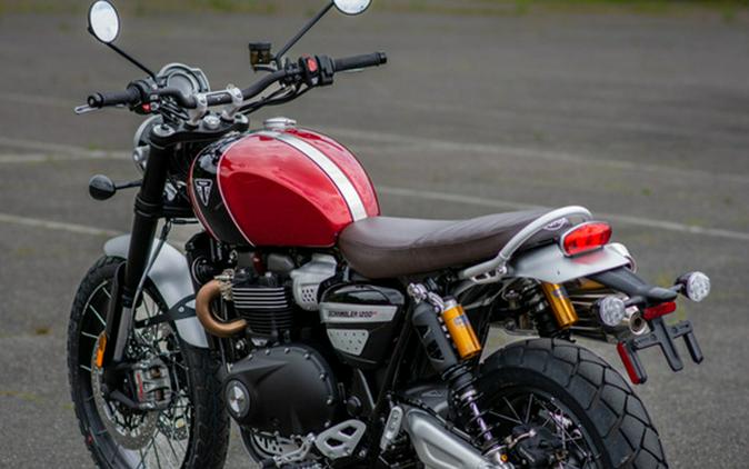 2023 Triumph Scrambler 1200 XC Carnival Red Jet Black