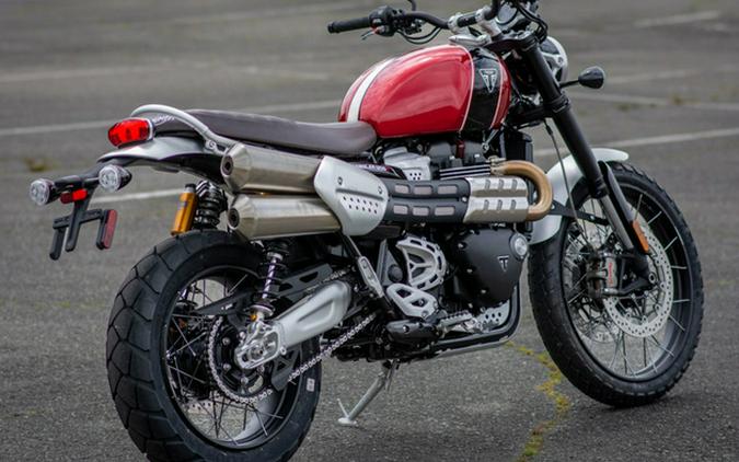 2023 Triumph Scrambler 1200 XC Carnival Red Jet Black
