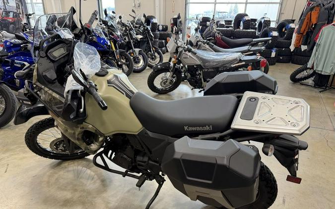2025 Kawasaki KLR®650 Adventure ABS Cypher Camo Beige