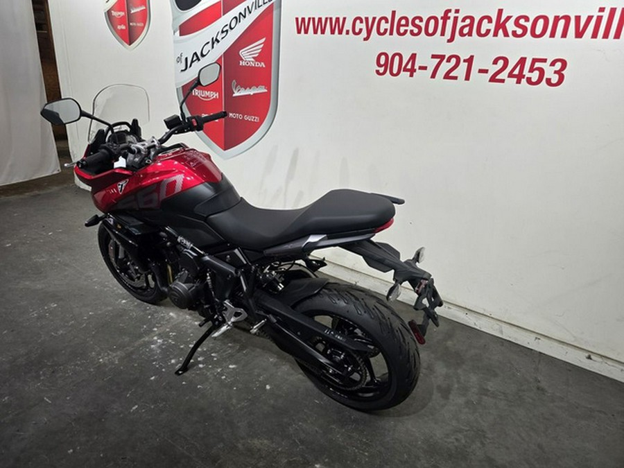 2025 Triumph Tiger Sport 660 Carnival Red