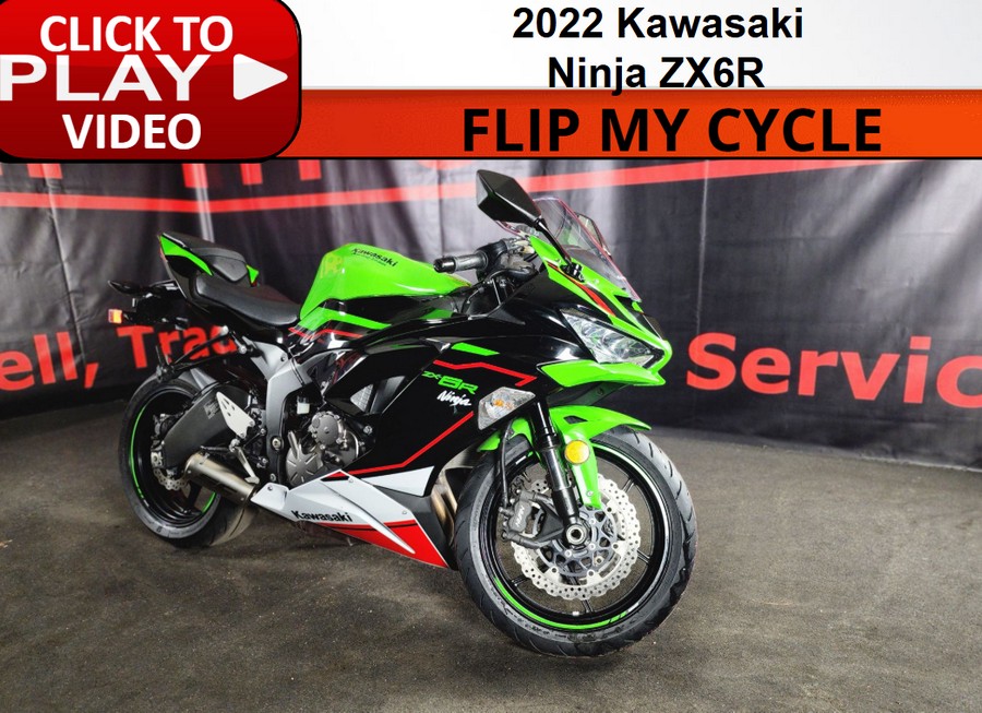 2022 KAWASAKI ZX6R ABS - F013586