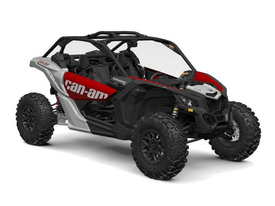 2025 Can-Am® Maverick X3 DS Turbo Fiery Red & Hyper Silver