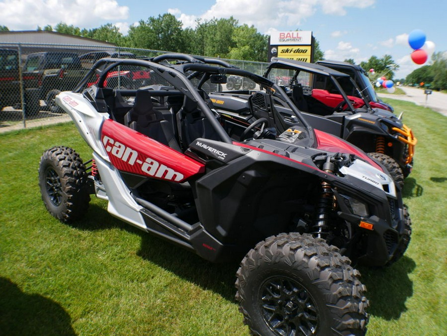 2025 Can-Am® Maverick X3 DS Turbo Fiery Red & Hyper Silver