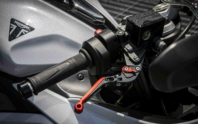2025 Triumph Daytona 660 Snowdonia WhiteSapphire Black
