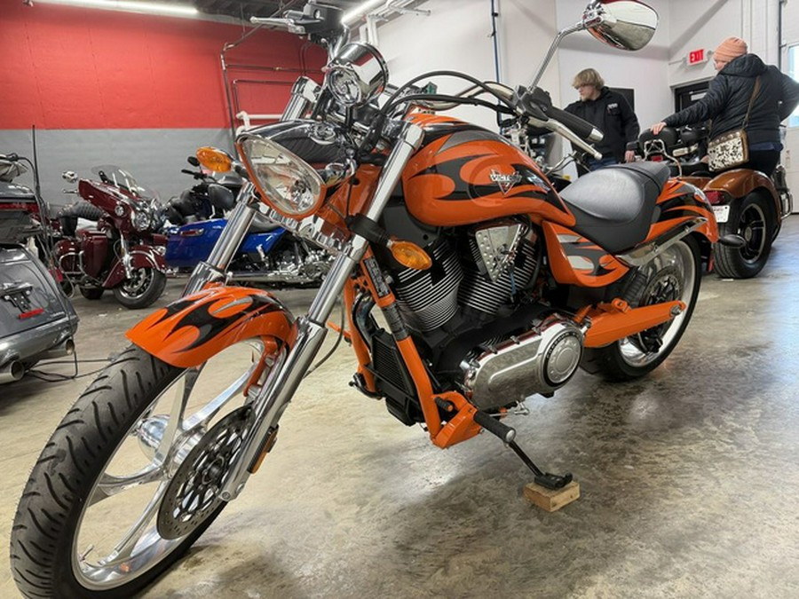 2013 Victory Motorcycles Jackpot Orange Madness With Graphics