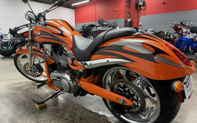 2013 Victory Motorcycles Jackpot Orange Madness With Graphics