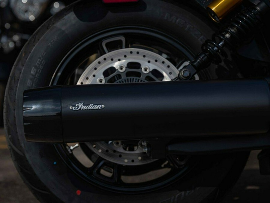 2026 Indian 101 Scout Black Crystal With Super Graphite