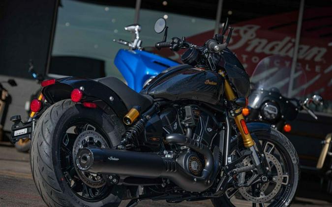 2026 Indian 101 Scout Black Crystal With Super Graphite