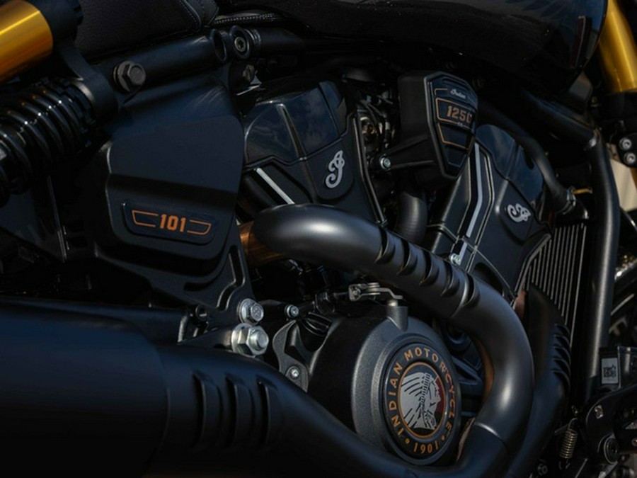 2026 Indian 101 Scout Black Crystal With Super Graphite