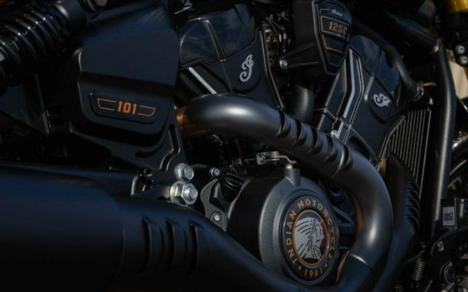 2026 Indian 101 Scout Black Crystal With Super Graphite