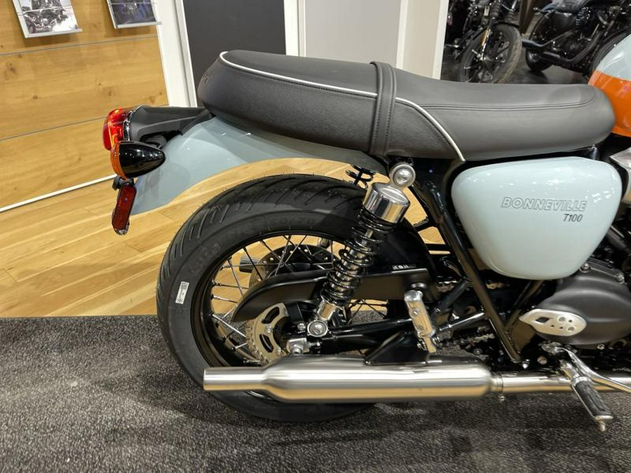 2023 Triumph Bonneville T100 Meriden Blue / Tangerine