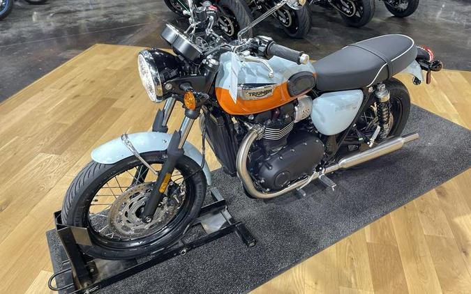 2023 Triumph Bonneville T100 Meriden Blue / Tangerine