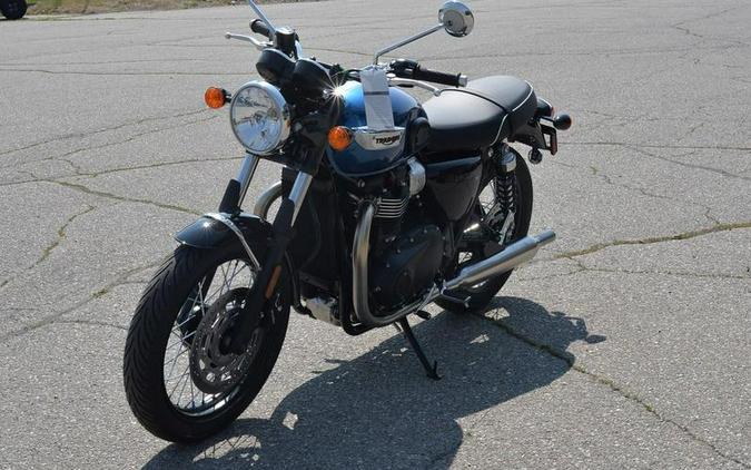 2023 Triumph Bonneville T100 Chrome Edition Cobalt Blue