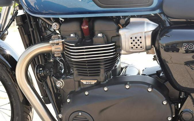 2023 Triumph Bonneville T100 Chrome Edition Cobalt Blue