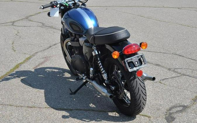 2023 Triumph Bonneville T100 Chrome Edition Cobalt Blue