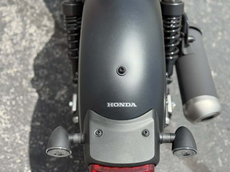 2025 Honda Rebel 500 Matte Black Metallic