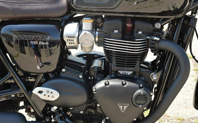 2023 Triumph Bonneville T120 Black Jet Black