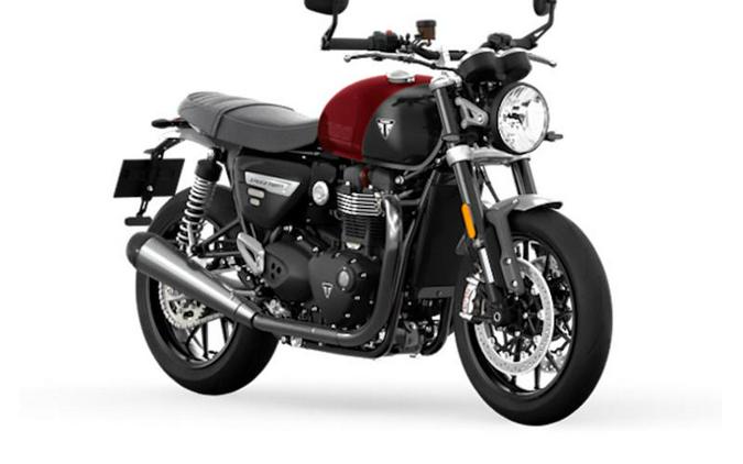 2024 Triumph Speed Twin 1200 Carnival Red/Storm Grey