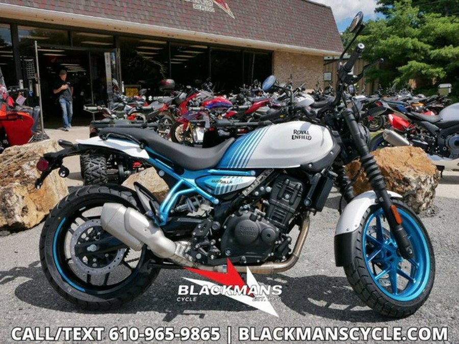 2026 Royal Enfield Guerrilla 450 Brava Blue