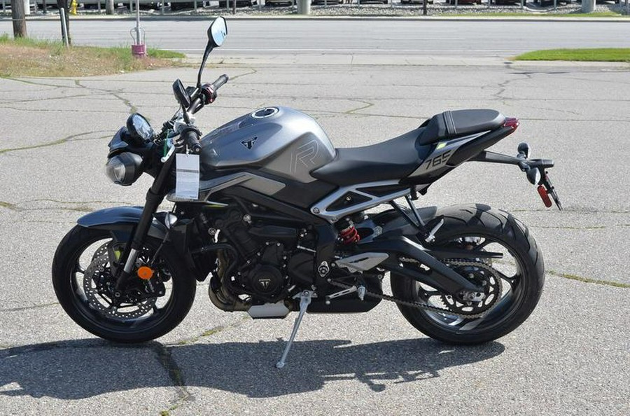 2024 Triumph Street Triple 765 R Silver Ice