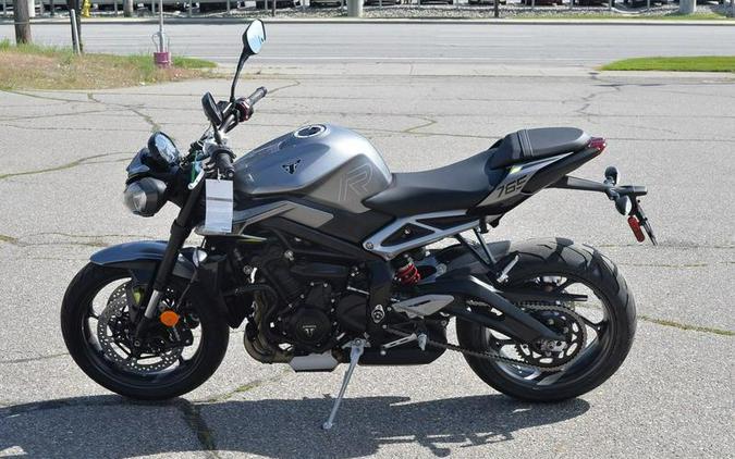 2024 Triumph Street Triple 765 R Silver Ice