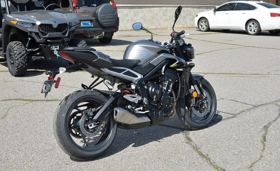 2024 Triumph Street Triple 765 R Silver Ice