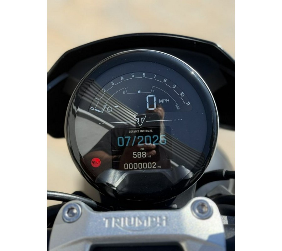 2026 Triumph Trident 660 Triple Tribute Edition Sapphire Black and Cobalt Blue