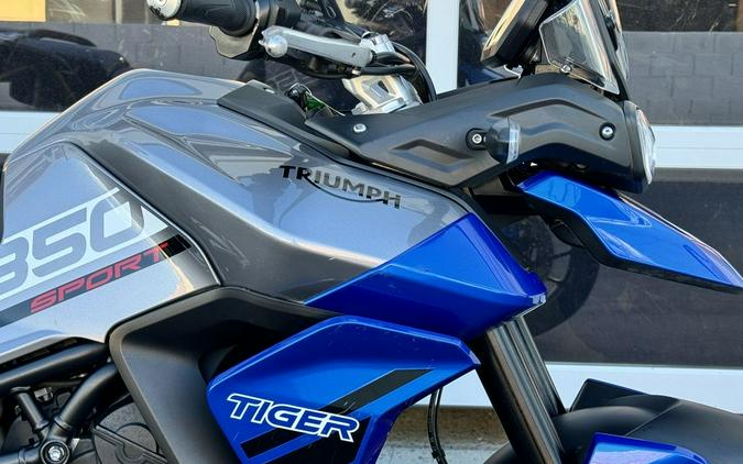 2022 Triumph Tiger 850 Sport Graphite Caspian Blue