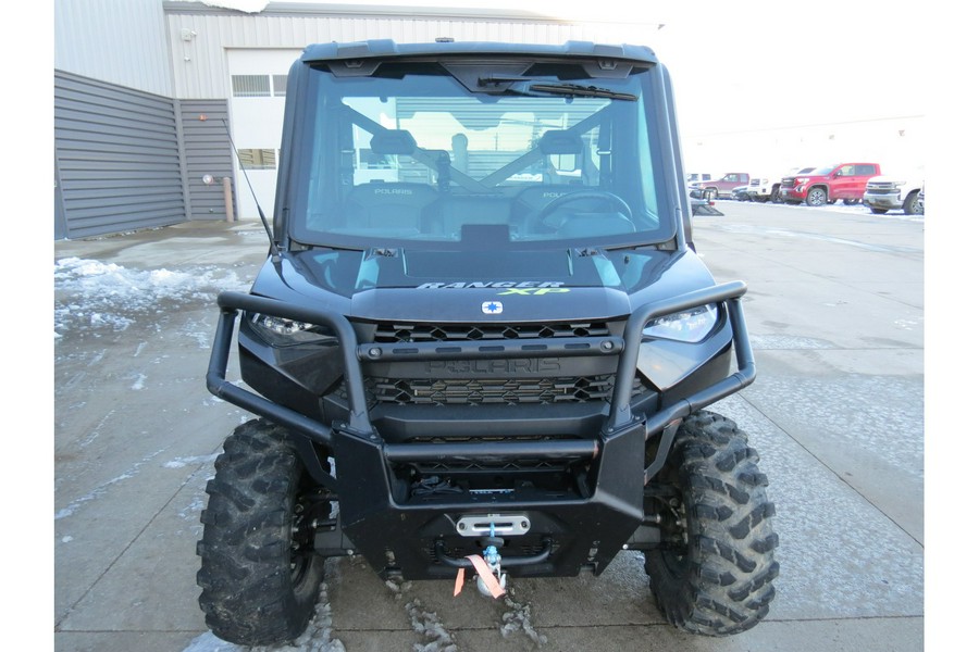 2023 Polaris RANGER XP 1000 Premium Super Graphite with Lifted Lime Accents