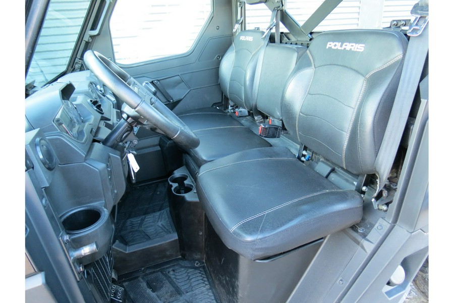 2023 Polaris RANGER XP 1000 Premium Super Graphite with Lifted Lime Accents